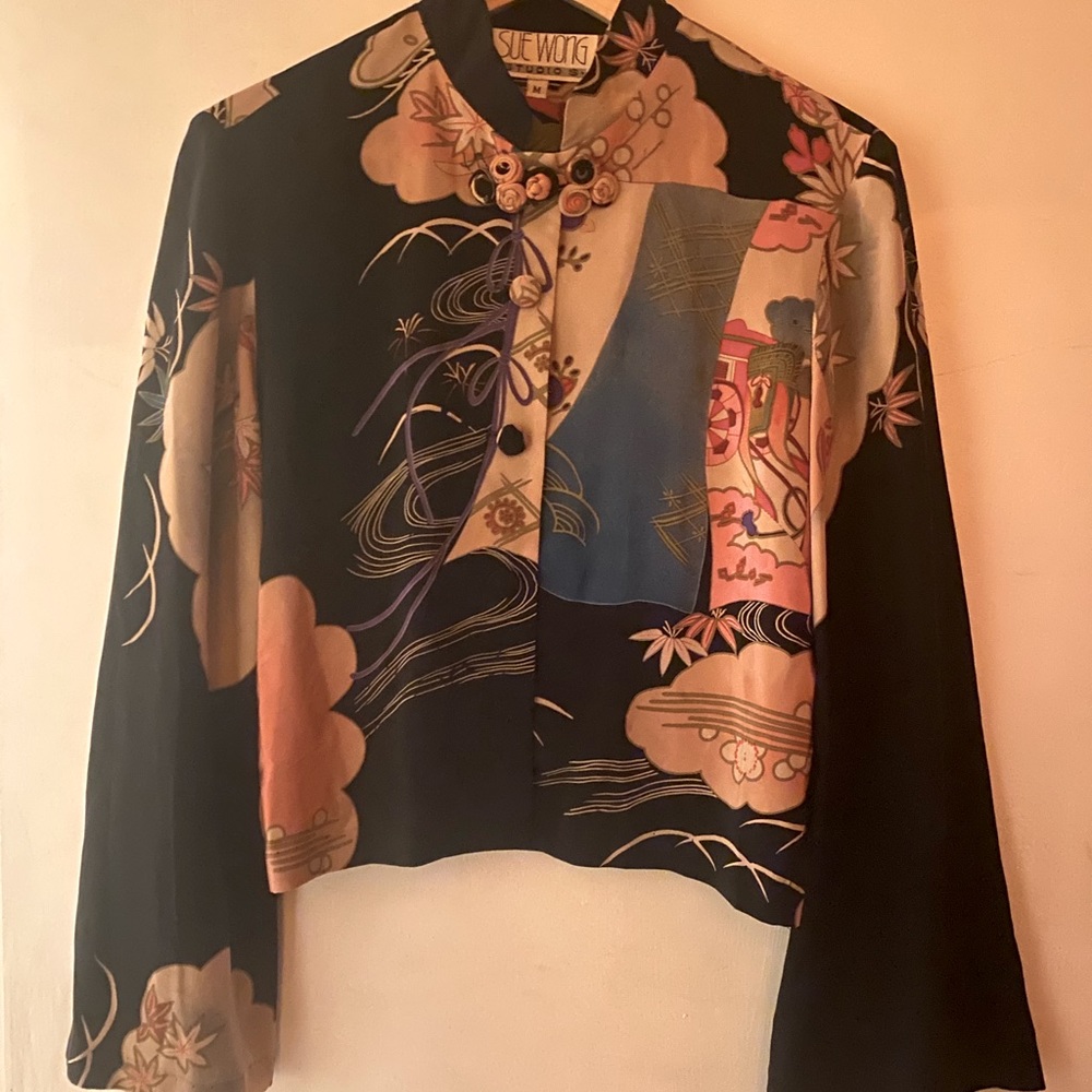 Vintage Sue Wong Kimono Top
